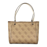 Guess Jeans Beige Polyethylene Women Handbag GU-39281