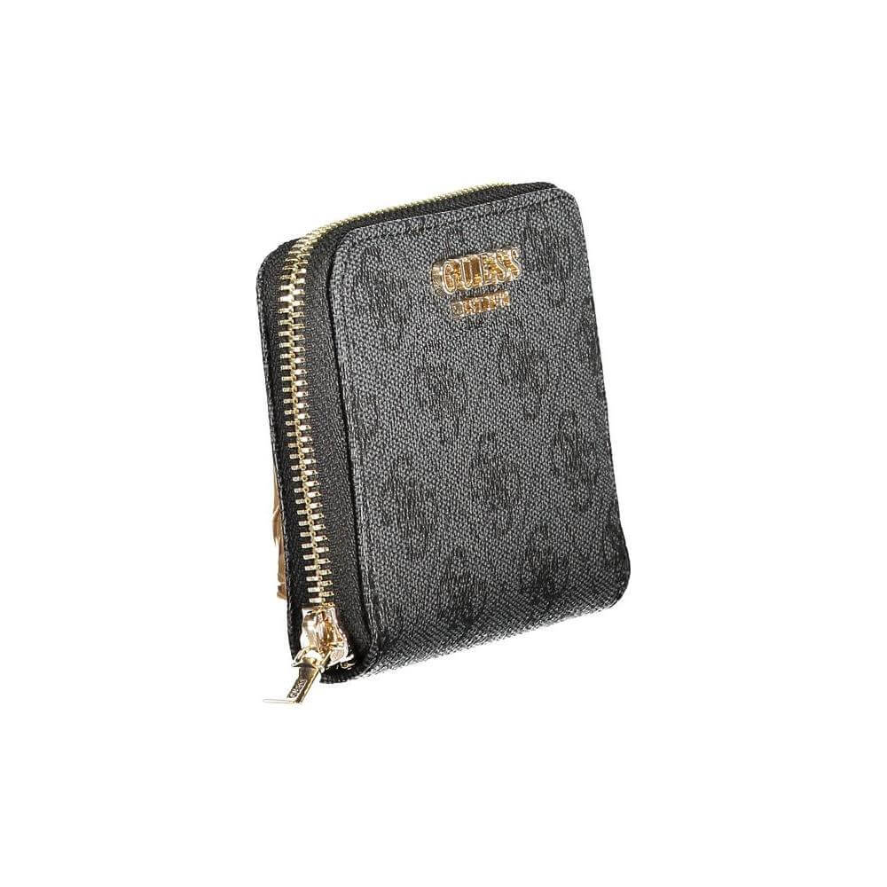Guess Jeans Black Polyethylene Women Wallet GU-39291