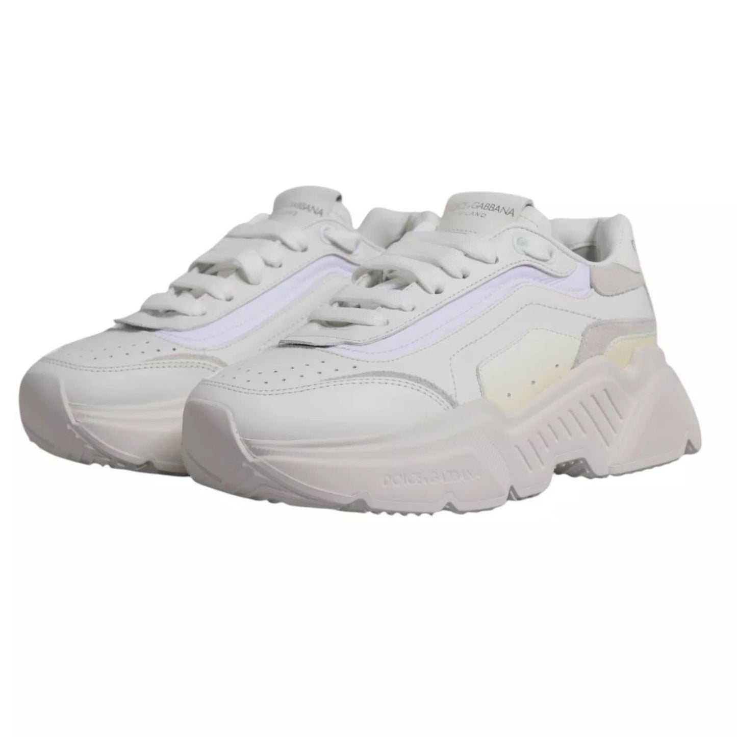 Dolce & Gabbana White Daymaster Low Top Mens Sneakers MV4309-40