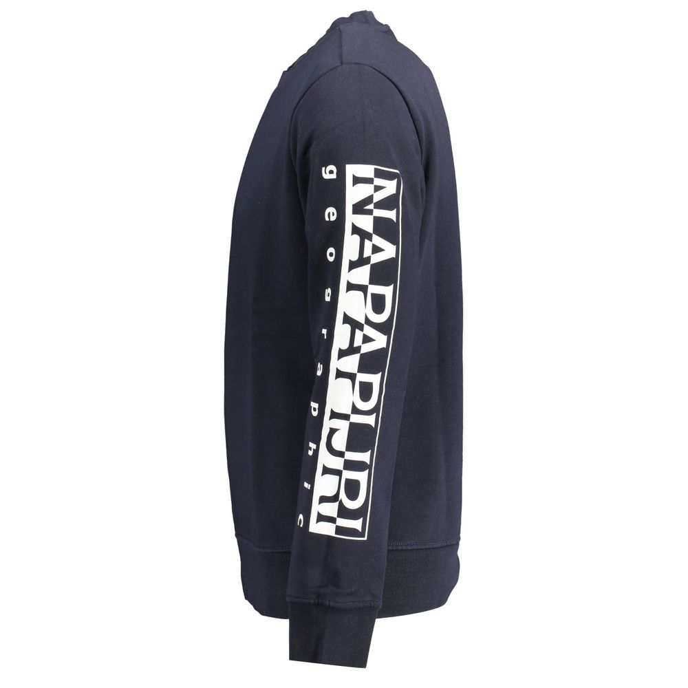 Napapijri Blue Cotton Sweatshirt