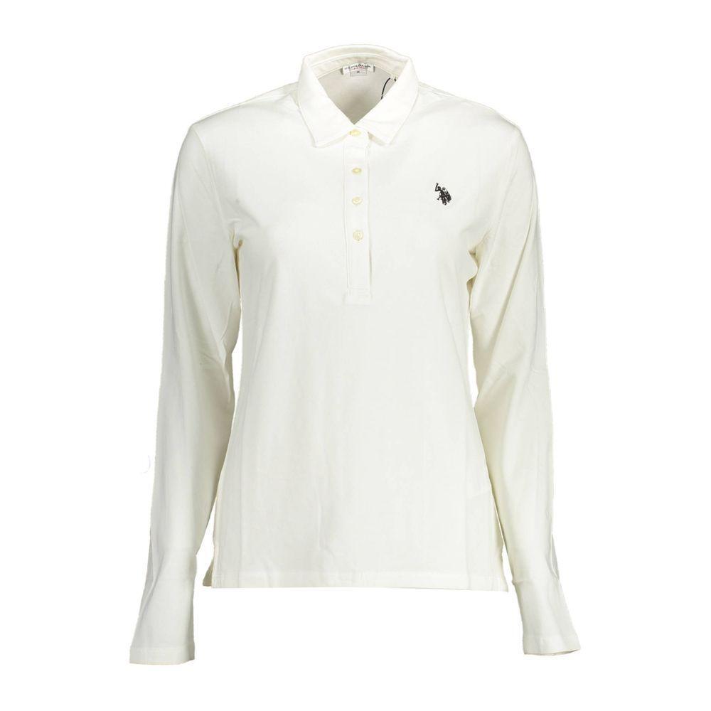 U.S. POLO ASSN. White Cotton Polo Shirt US-16970-XXL