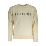 La Martina White Cotton Sweater