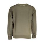La Martina Green Cotton Sweater LA-17168-XL