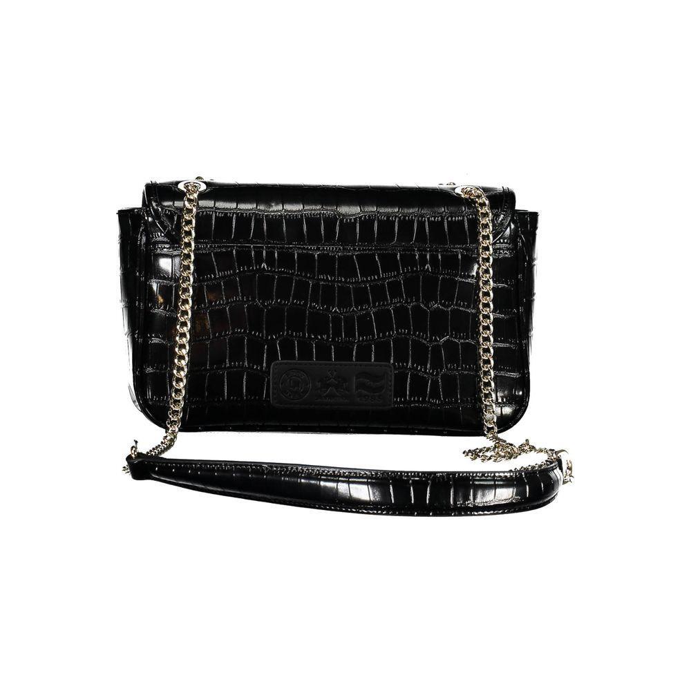 La Martina Black Polyethylene Handbag LA-20559
