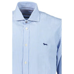 Harmont & Blaine Blue Cotton Shirt HA-23718-XXL