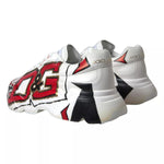 Dolce & Gabbana White Daymaster Hand Painted Sneakers MV5552-39