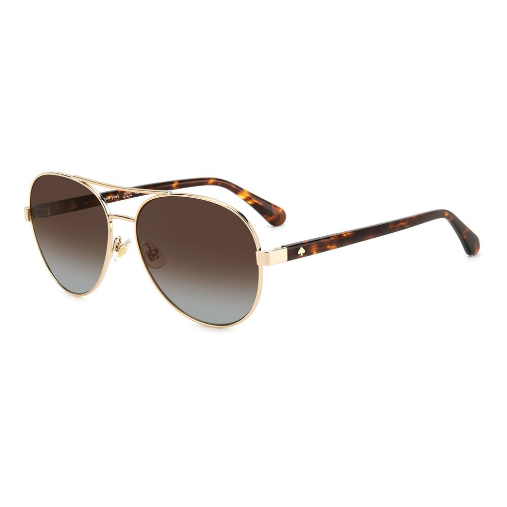 Kate Spade Gold Metal Sunglasses KSAVERIES06JF8LAAC
