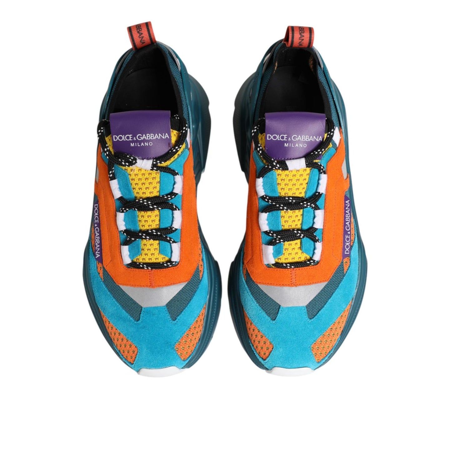 Dolce & Gabbana Multicolor Daymaster Low Top Sneakers Shoes MV7839-42.5