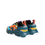 Dolce & Gabbana Multicolor Daymaster Low Top Sneakers Shoes MV7839-42.5