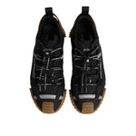 Dolce & Gabbana Black Logo Lace Up Low Top NS1 Sneakers Shoes MV7863-41