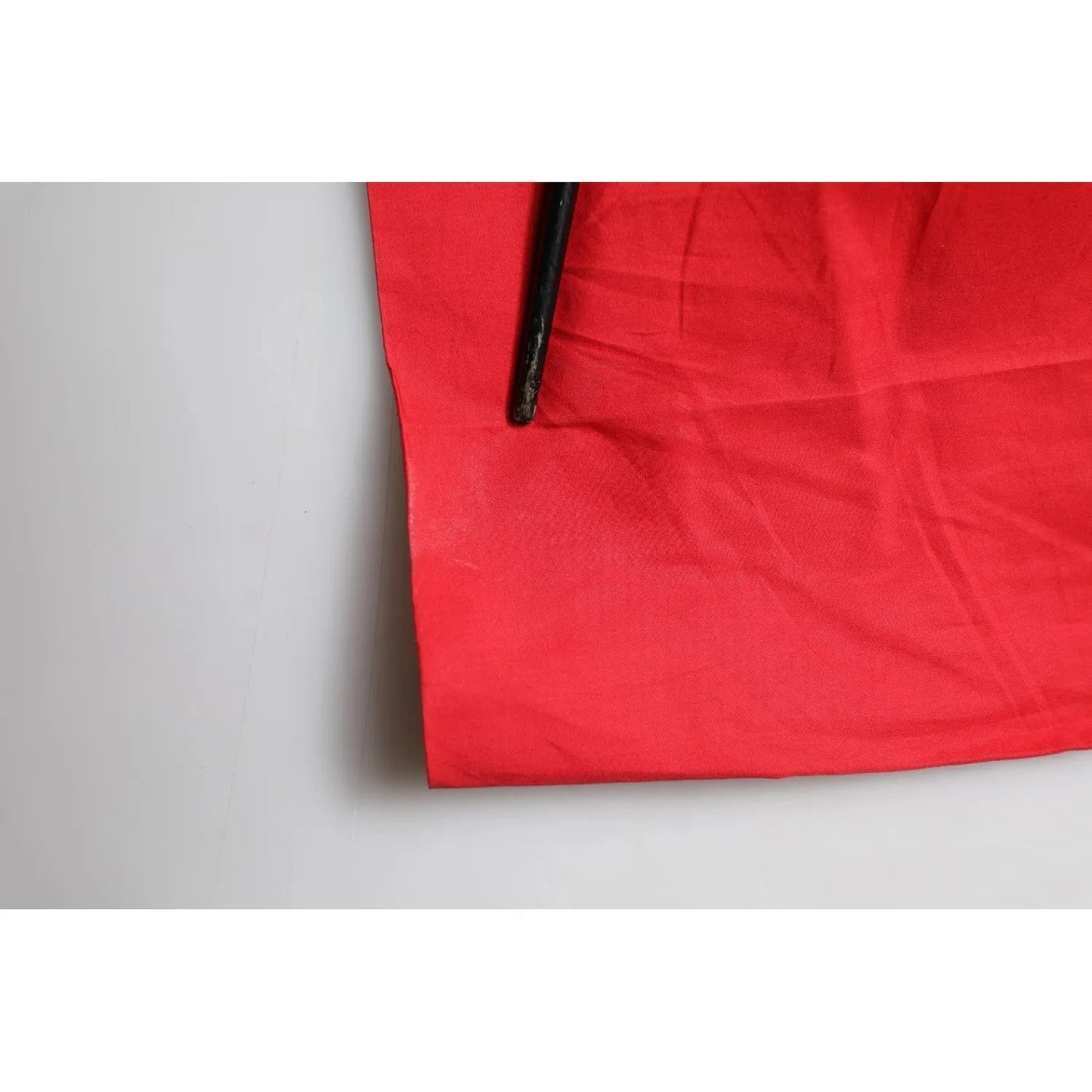 Dolce & Gabbana Red Cotton Pleated Men Formal Trouser Pants PAN76639-56