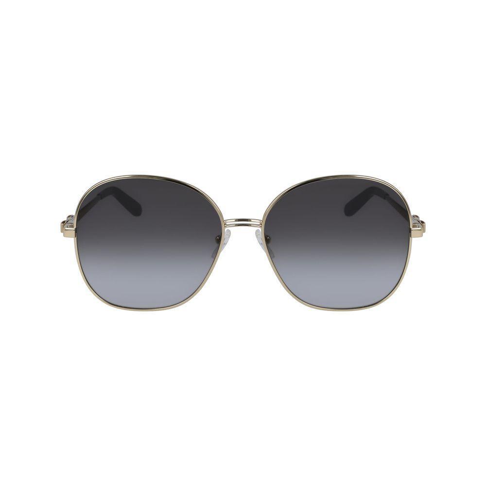 Salvatore Ferragamo Gold Metal Sunglasses SFSF242S711AC