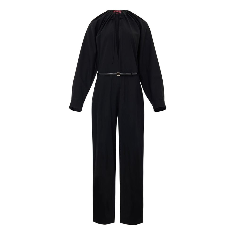 Gucci Black Wool Jumpsuit GU-9814676-IT44|L