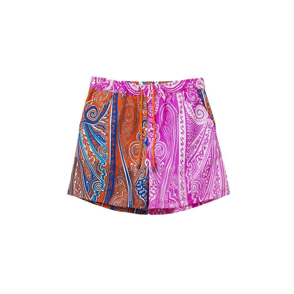 Etro Multicolor Polyamide Swim Short ET-993420051486-XL