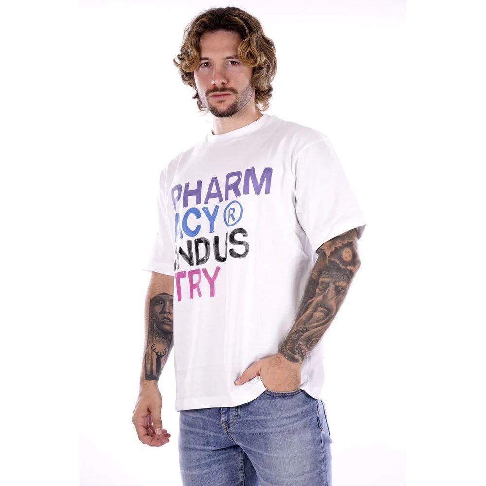 Pharmacy Industry White Cotton T-Shirt PH-15840-M