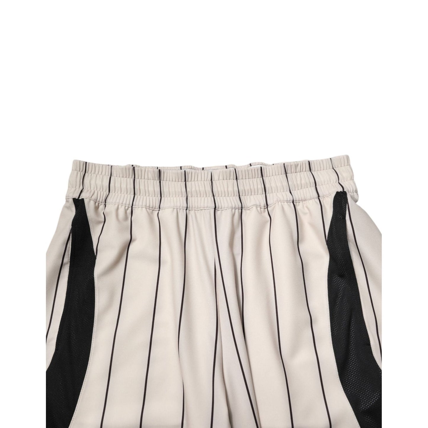 Dolce & Gabbana Off White Polyester DG Logo Sweatshorts Shorts PAN76651-48