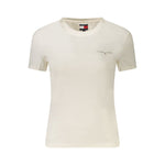 Tommy Hilfiger White Cotton Women T-Shirt TO-39320-M