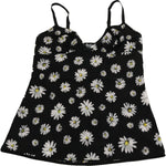 Dolce & Gabbana Black Daisy Print Dress Lingerie Chemisole BIK273-S