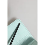 Dolce & Gabbana Mint Green Leather Bifold Continental Clutch Wallet BAG4714