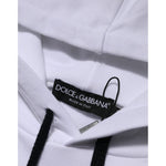 Dolce & Gabbana White Sacred Heart Hooded Sweatshirt Sweater TSH90619-48