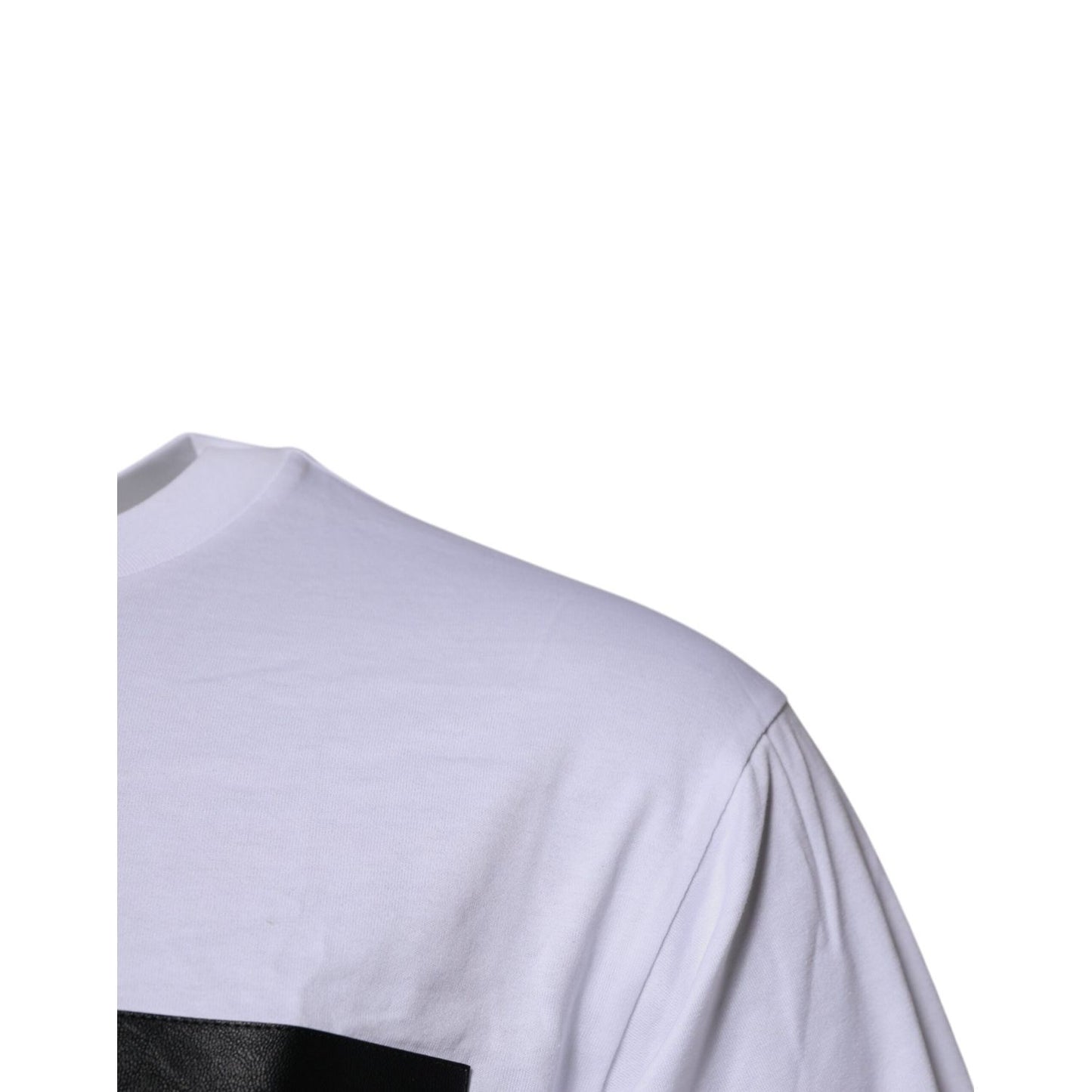 Dolce & Gabbana White Logo Crew Neck Short Sleeves T-shirt TSH91150-58
