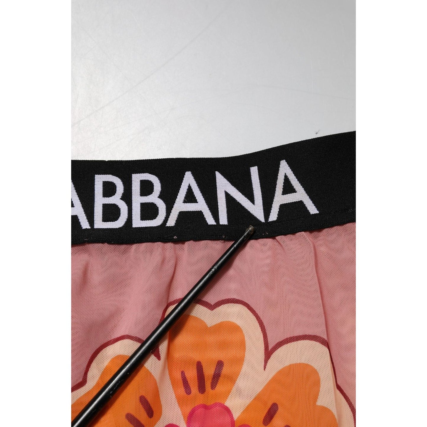 Dolce & Gabbana Pink Floral Leggings Stretch Waist Pants PAN76543-36