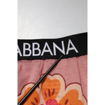 Dolce & Gabbana Pink Floral Leggings Stretch Waist Pants PAN76543-36