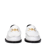 Versace White Leather Slip-On Loafers VE-15199136776457-EU36/US6