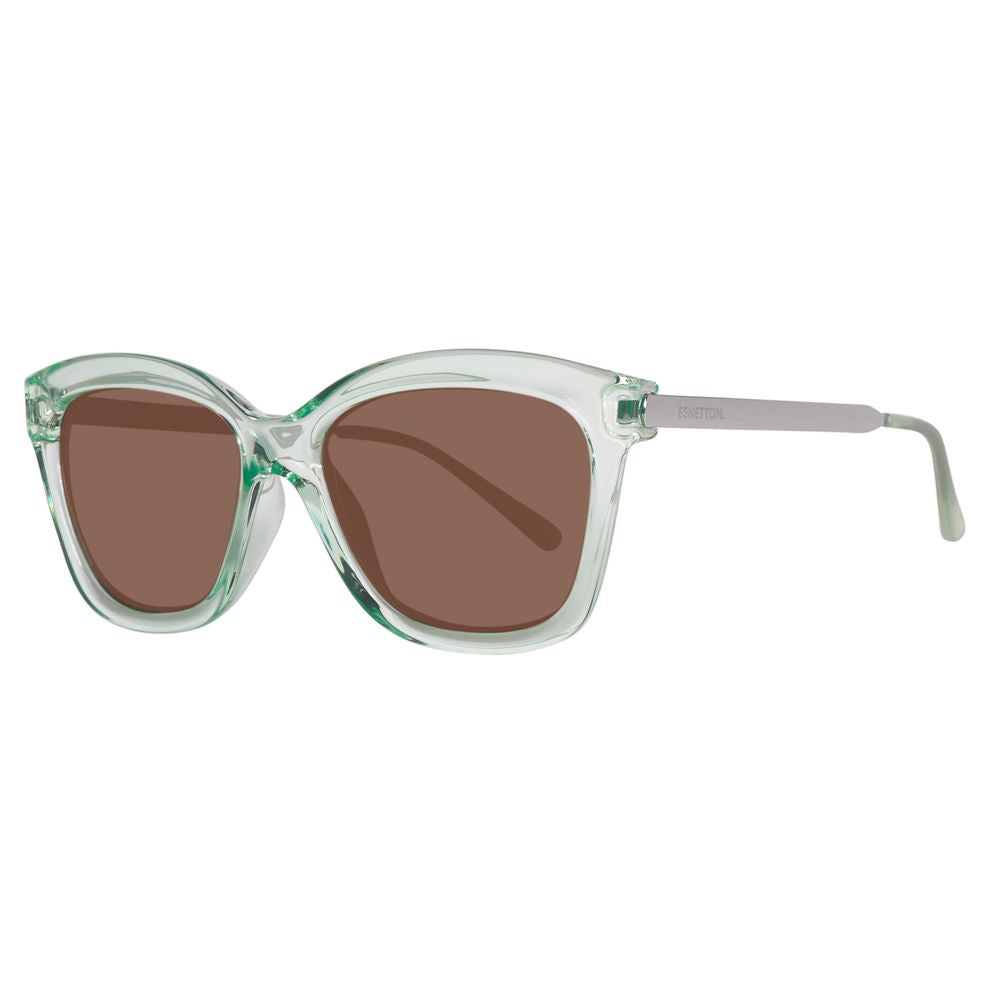 Benetton Green Resin Sunglasses
