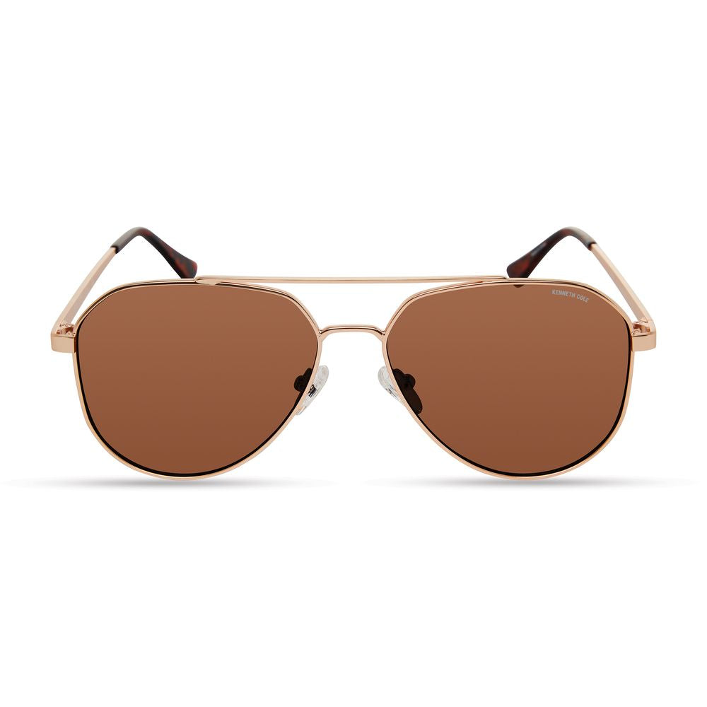 Kenneth Cole Gold Metal Sunglasses KCKC30095932EAC