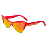 Italia Independent Red Acetate Sunglasses II0908055063AC