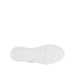 Dolce & Gabbana White Pink Canvas Low Top Sneakers Shoes LA12790-36