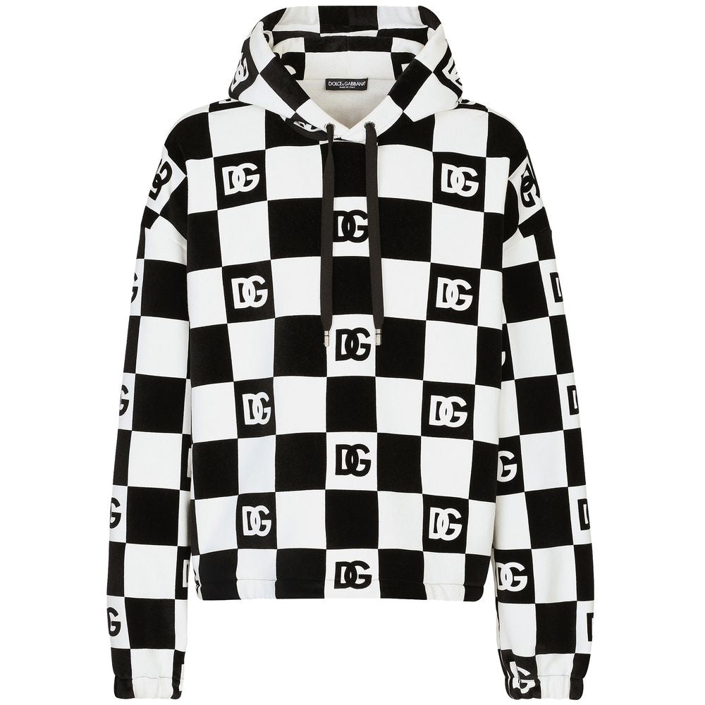 Dolce & Gabbana Black Cotton Sweater DO-15916-XS