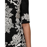 Dolce & Gabbana Black Lace Trim Short Sleeves A-line Dress DR81826-36
