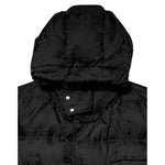 Dolce & Gabbana Black Jacquard Quilted Puffer Hooded Jacket JKT41526-48