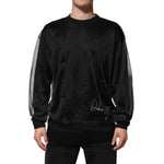 Dolce & Gabbana Black Polyester Pullover Sweatshirt Sweater TSH90588-52