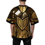 Dolce & Gabbana Black Metallic Print Nylon Crewneck T-shirt TSH90592-52
