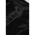 Dolce & Gabbana Black Cotton Plaque Track Cardigan Sweater TSH90781-44