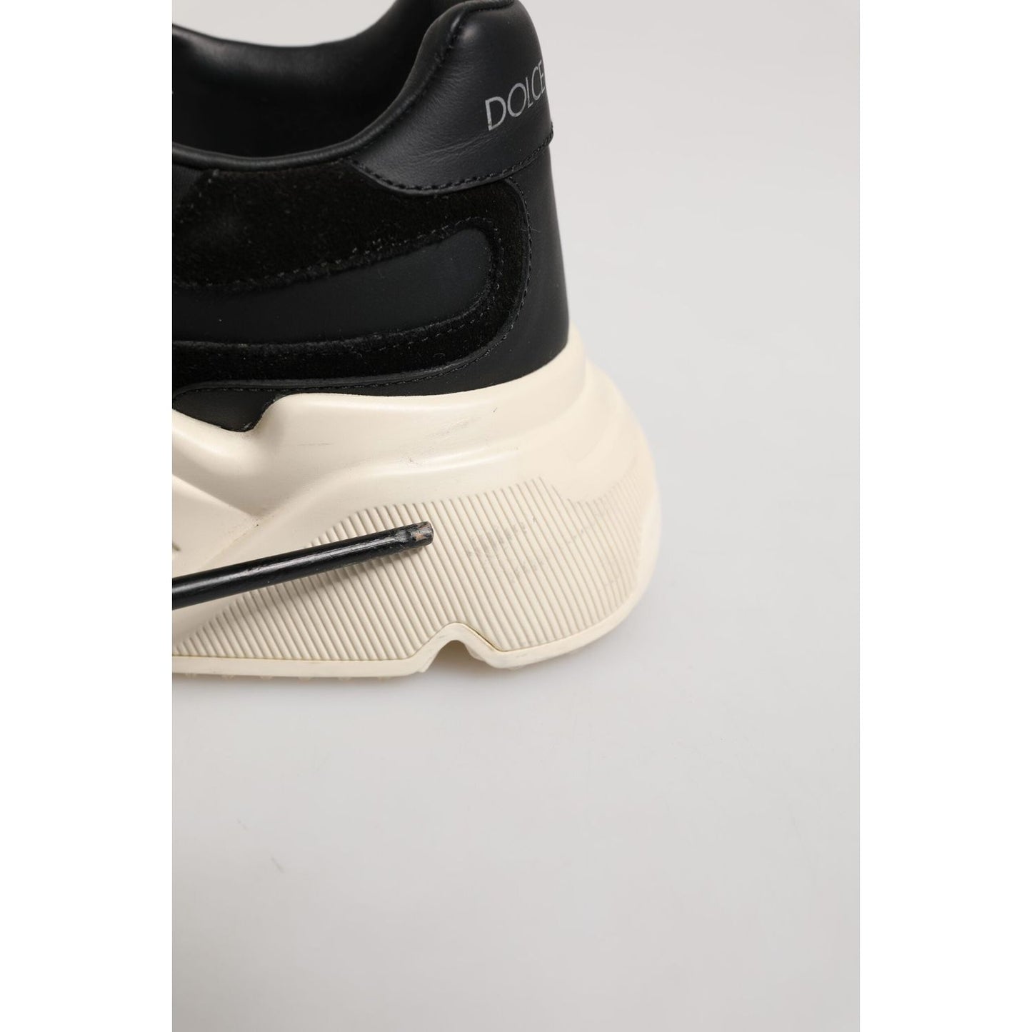 Dolce & Gabbana Black White Daymaster Low Top Sneakers Shoes