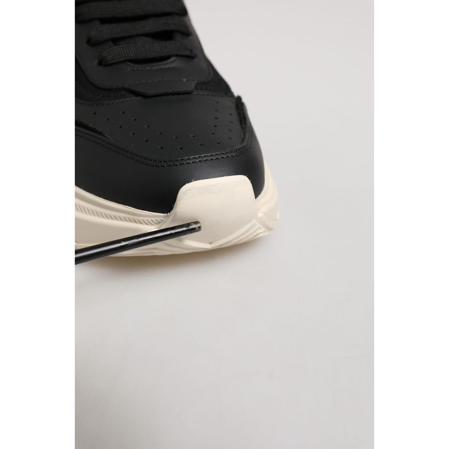 Dolce & Gabbana Black White Daymaster Low Top Sneakers Shoes