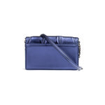 Ferrari Metal blue GT patent leather bag with chain FE8056121179073