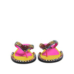 Dolce & Gabbana Multicolor Rhinestone Flip Flop Flat Sandals Shoes MV7895-42