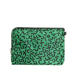 Dolce & Gabbana Multicolor Printed Nylon Logo Plaque Men Clutch Pouch Bag