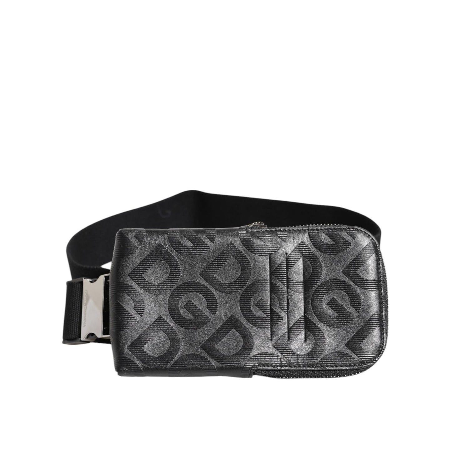 Dolce & Gabbana Gray DG Logo Mania Purse Phone Belt Waist Men Borse Bag