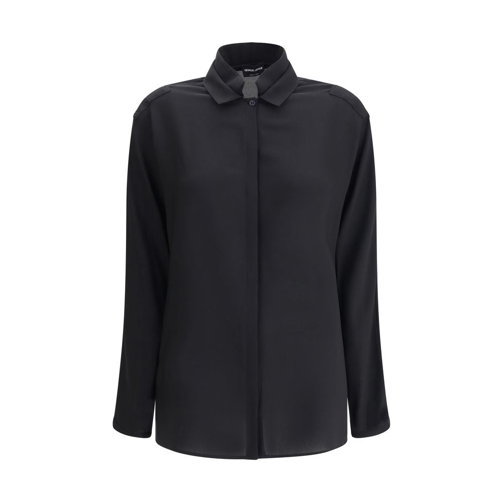 Giorgio Armani Silk Shirt GI-GW001750UC001-IT46|XL