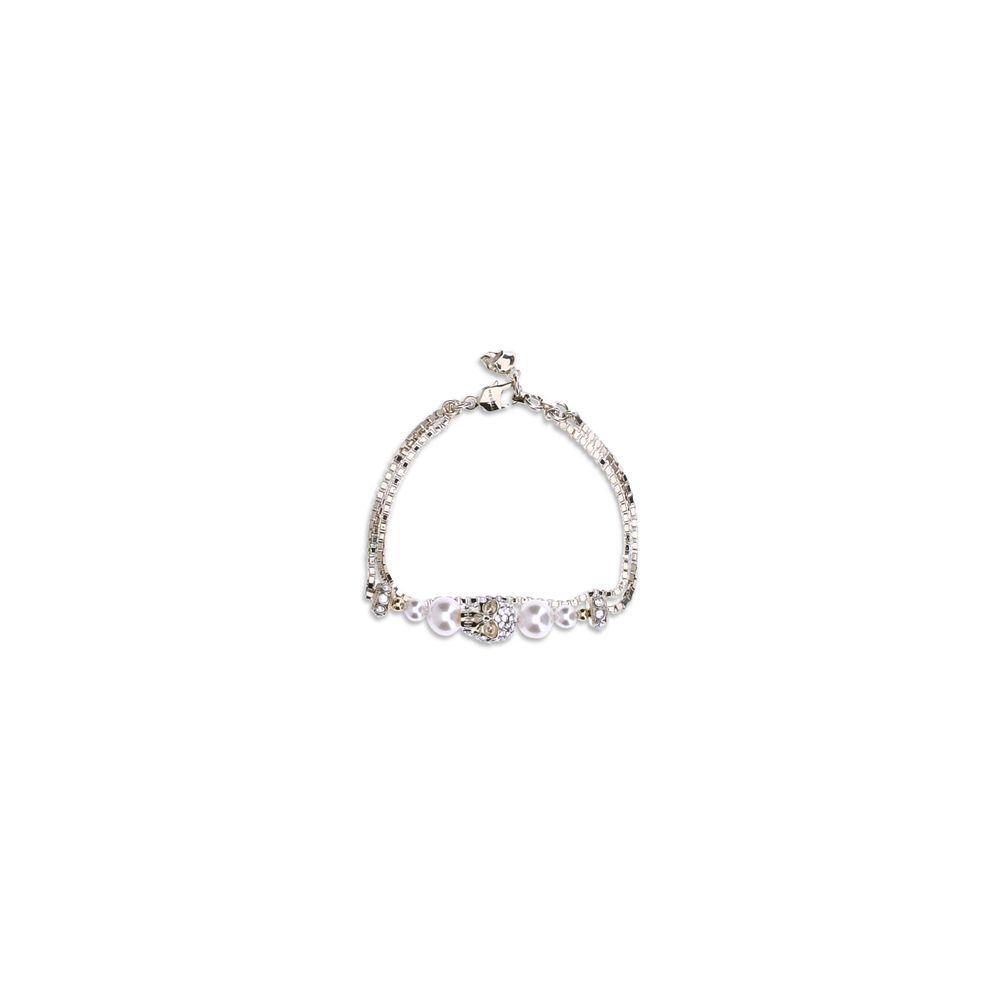 Alexander McQueen Skull Bracelet AL-836475J161P1953-ONE SIZE