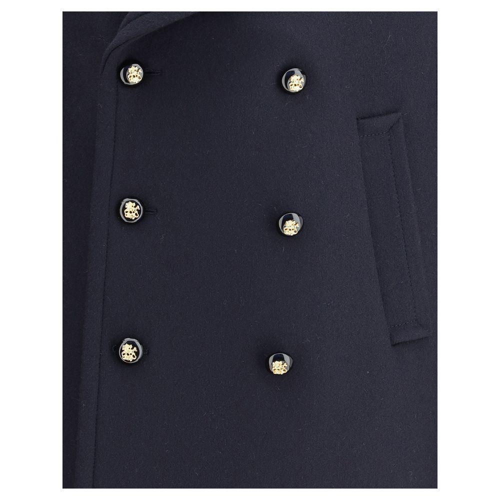 Valentino Double-breasted Coat VA-7V3CJ047AW8FA8-IT46 | S