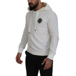 Dolce & Gabbana White Cotton Hooded Sweatshirt Sweater TSH7914-44