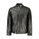 Guess Jeans Black Polyethylene Jacket GU-35202-S