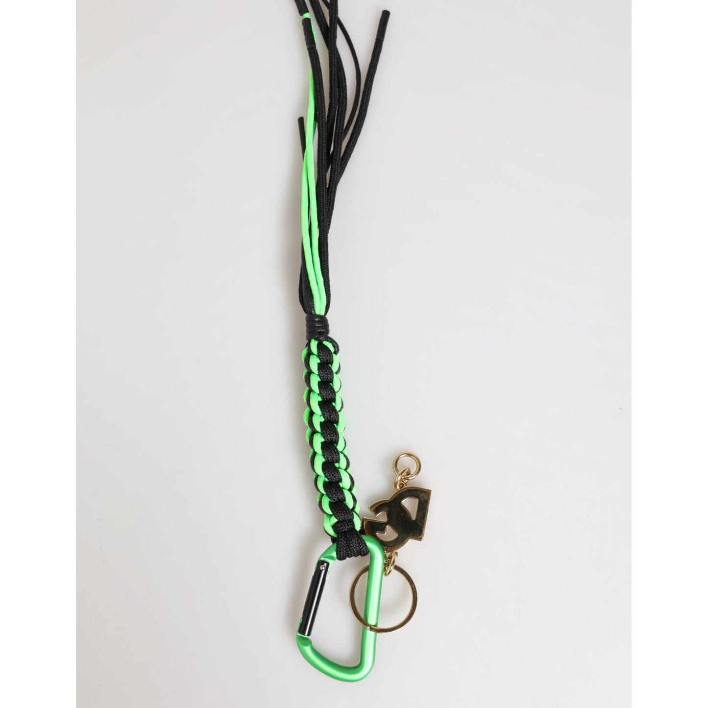 Dolce & Gabbana Multicolor Polyester Tape String DG Logo Keychain Keyring SMY11305